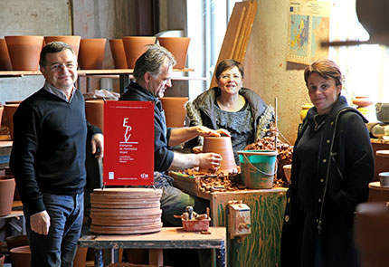 L'atelier de tournage des Poteries d'Albi