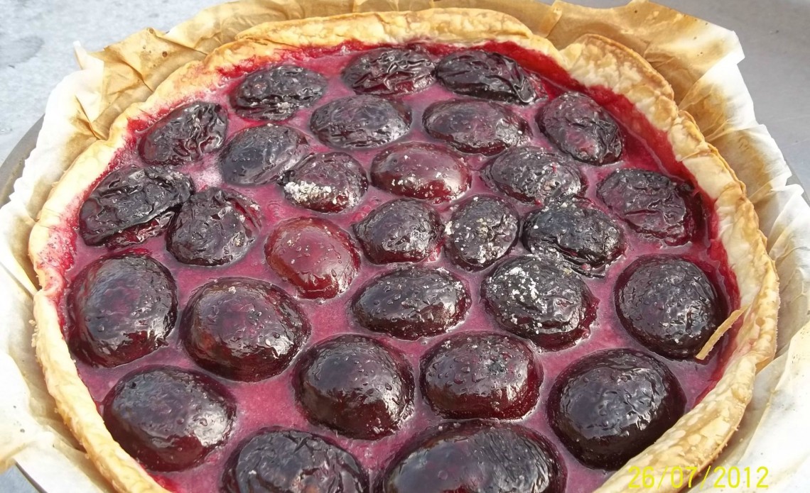 Tarte aux prunes