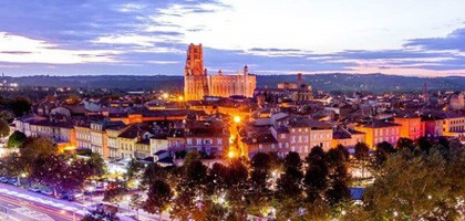 Vue de la ville d'Albi par Loïc Bourniquel