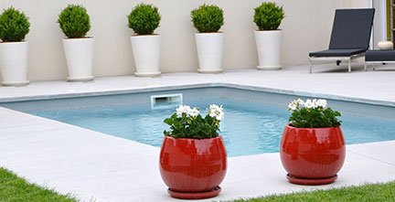 Pots Bahia de la collection Coquelicot, les Poteries d'Albi