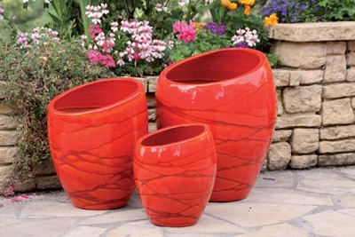 Ensemble de pots Orion de la collection Soleil couchant