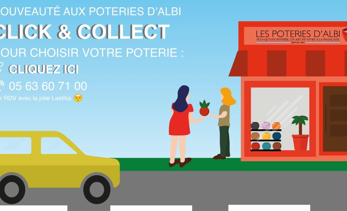 Le Click and Collect aux Poteries d'Albi